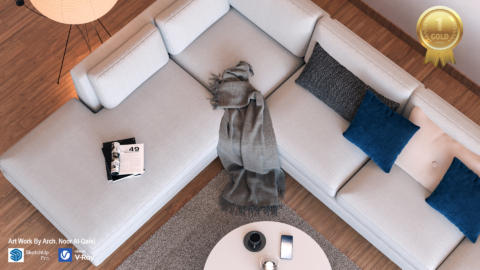 Art work rendered by Arch.                                     Noor Al Qaisi